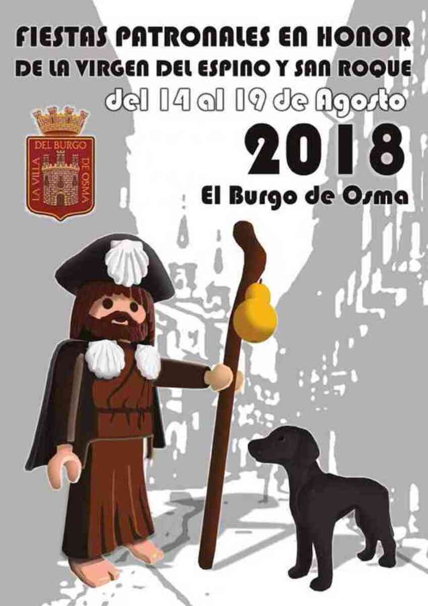 Fiestas patronales en honor a la Virgen del Espino y San Roque 2018 Burgo de Osma-Ciudad de Osma